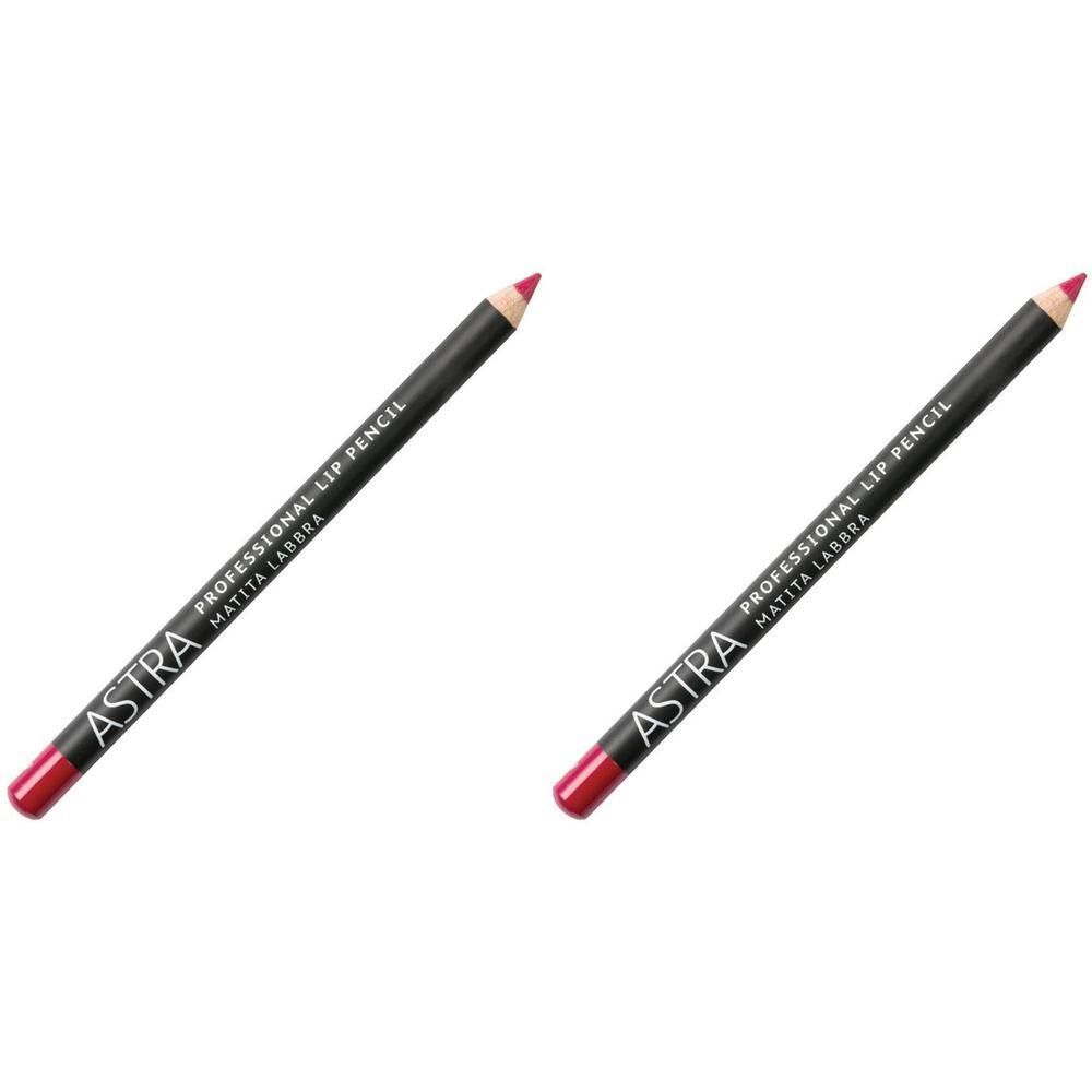 Due matite labbra professionali Astra rosse.