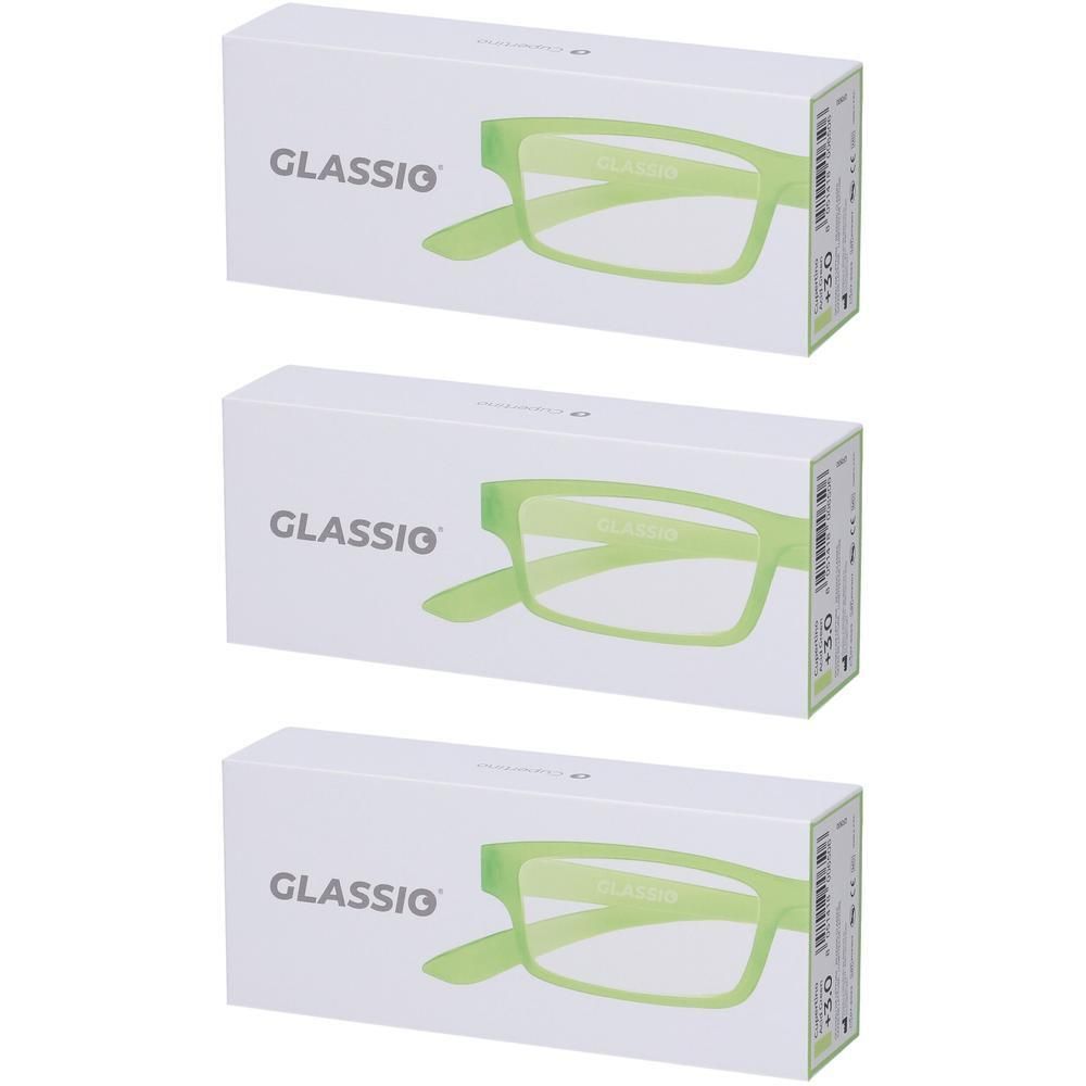 Occhiali da Lettura Glassio Cupertino Colore Verde Acido Gradazione +3,0