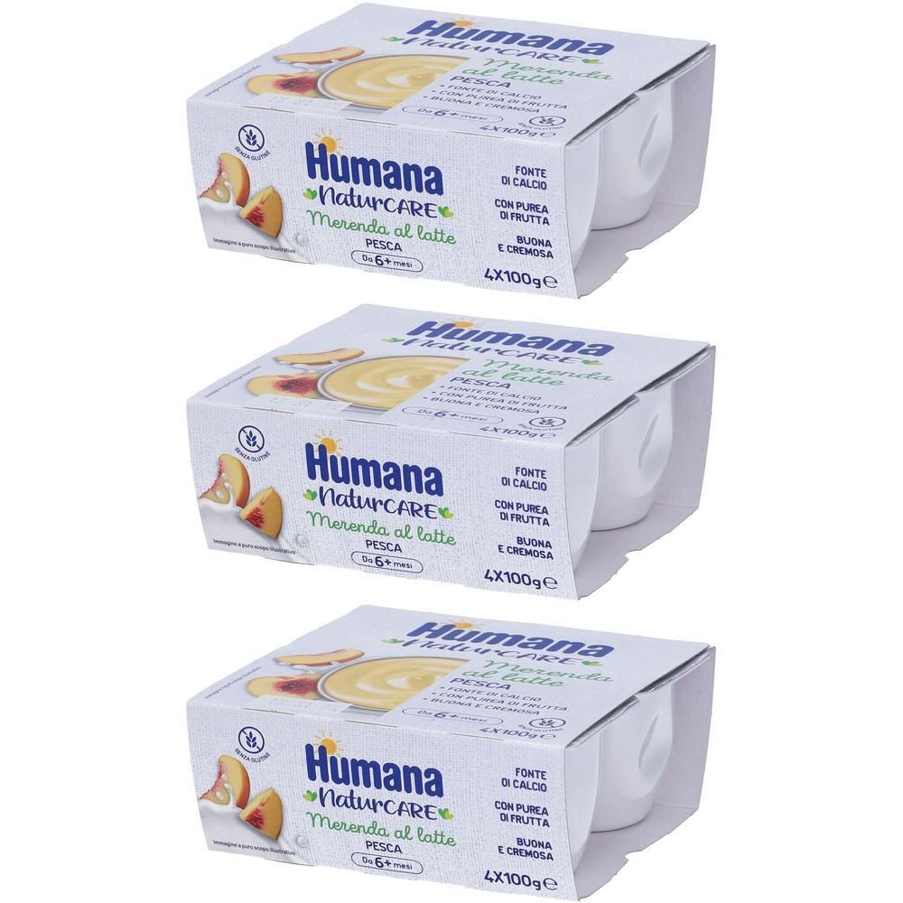 Humana NaturCARE Merenda al Latte Gusto Pesca