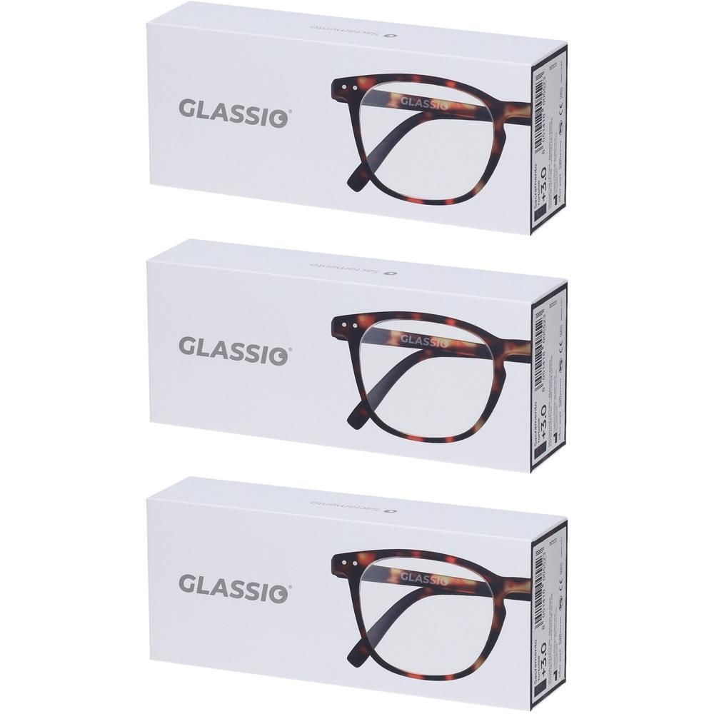Occhiali da Lettura Glassio Sacramento Colore Tortoise Gradazione +3,0