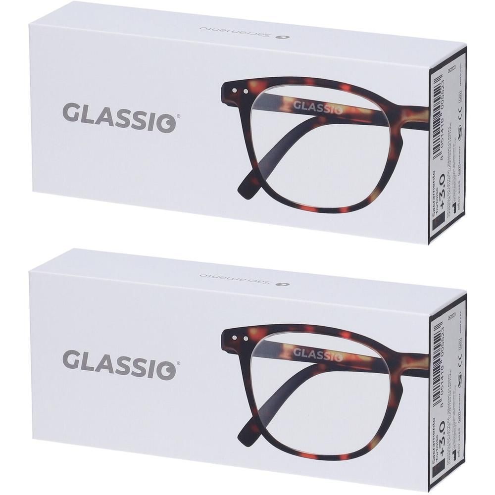 Occhiali da Lettura Glassio Sacramento Colore Tortoise Gradazione +3,0