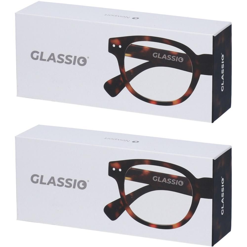 Occhiali da Lettura Glassio Newport Colore Tortoise Gradazione +2,0