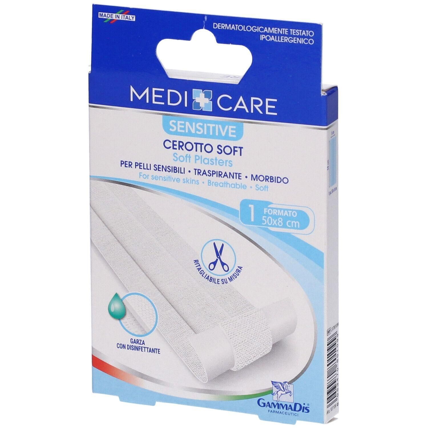 Medicare Cerotto Soft Garza Antisettica in Striscia 50x8 cm 1 Pezzo