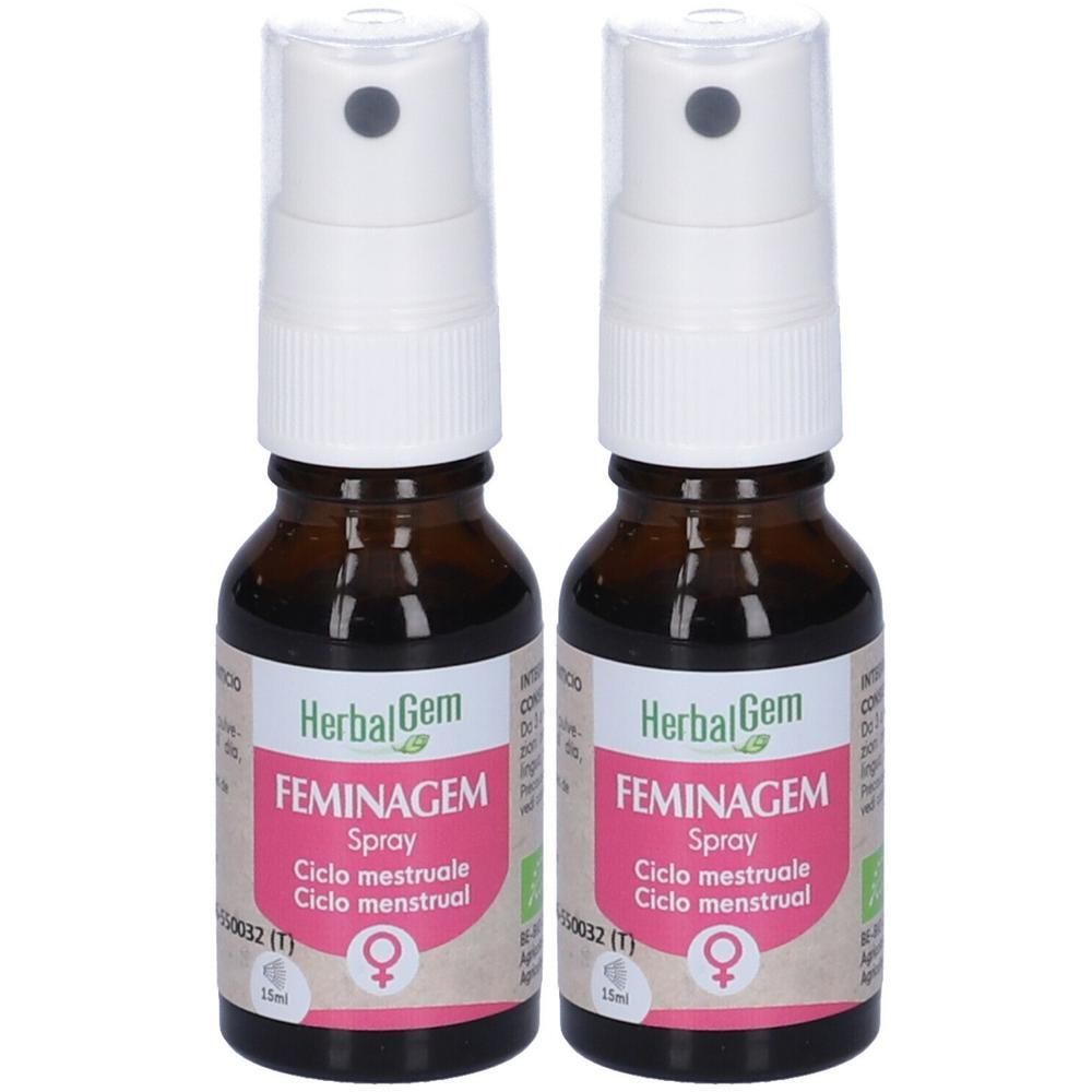 Herbalgem Feminagem Ciclo Mestruale Concentrato di Gemme Fresche Gocce