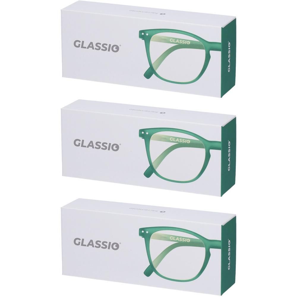 Occhiali da Lettura Glassio Sacramento Colore Verde Foresta Gradazione +2,0