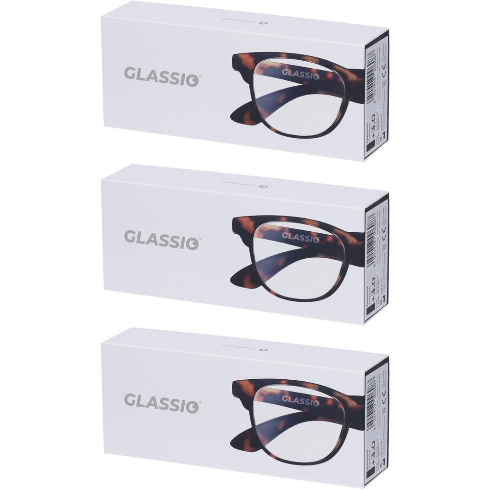 Occhiali da Lettura Glassio Fremont Colore Tortoise Gradazione +3,0