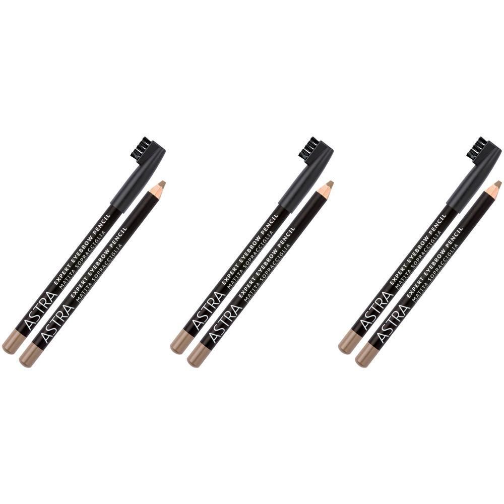 ASTRA Make-UP Expert Eyebrow Pencil - Matita Sopracciglia Pettinino Modellante Tonalità Eb4