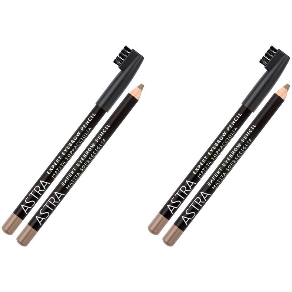 Due matite per sopracciglia Astra Expert con spazzolino.