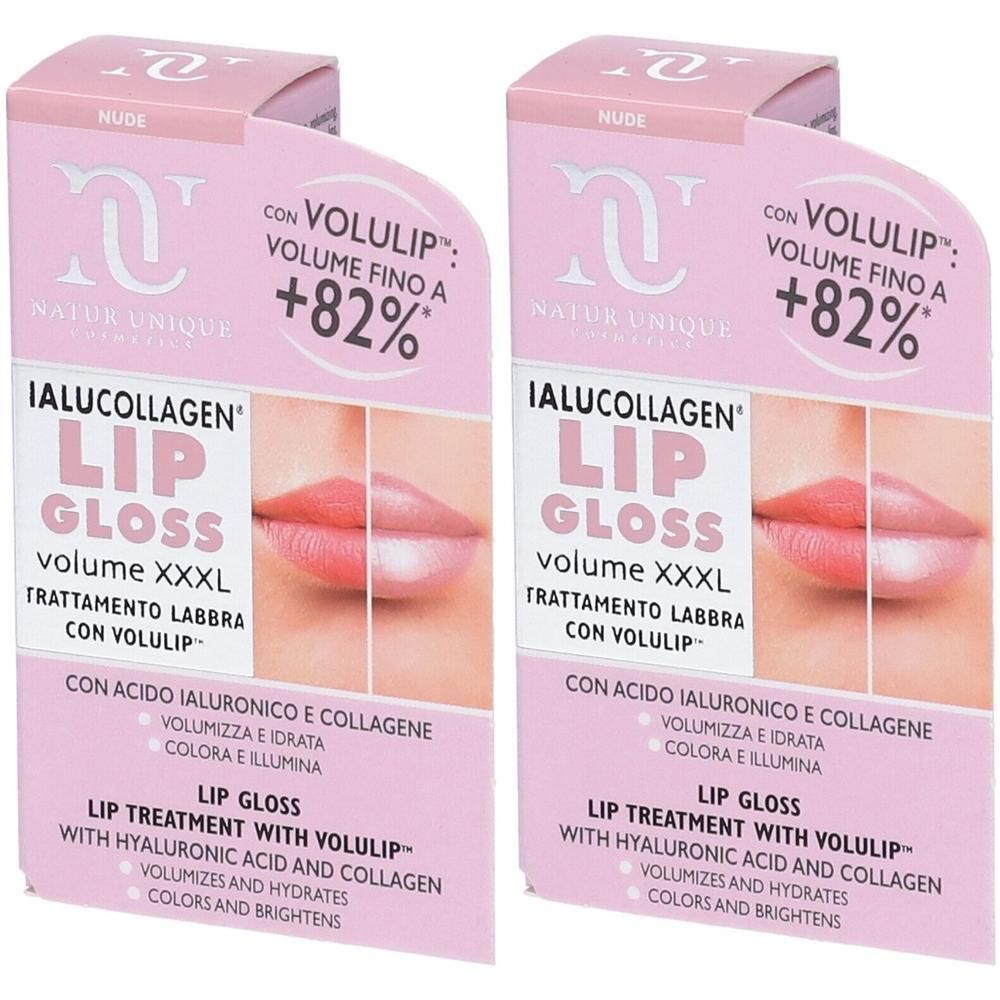 Natur Unique Ialucollagen Lip Gloss Volume Xxxl Nude