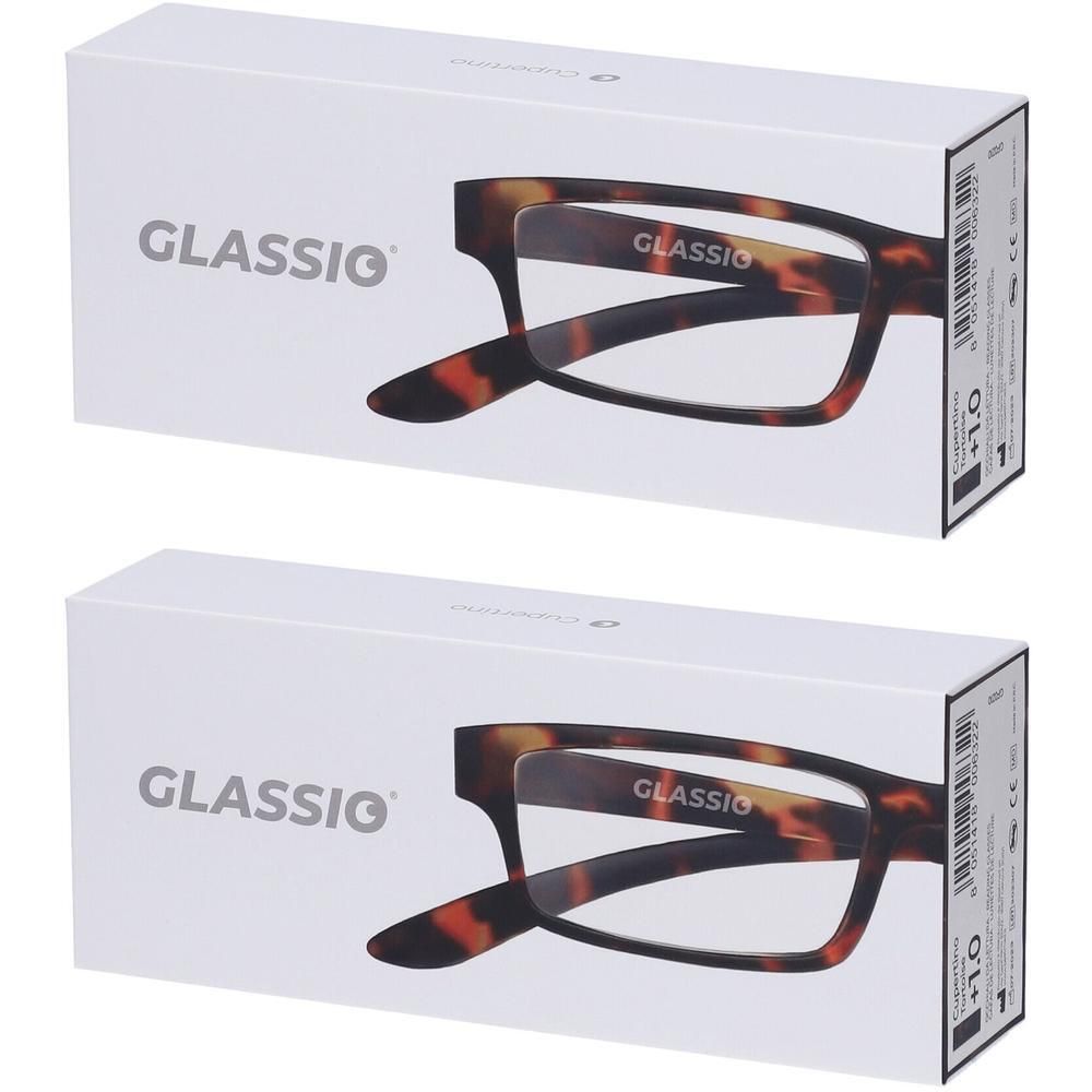 Occhiali da Lettura Glassio Cupertino Colore Tortoise Gradazione +1,0