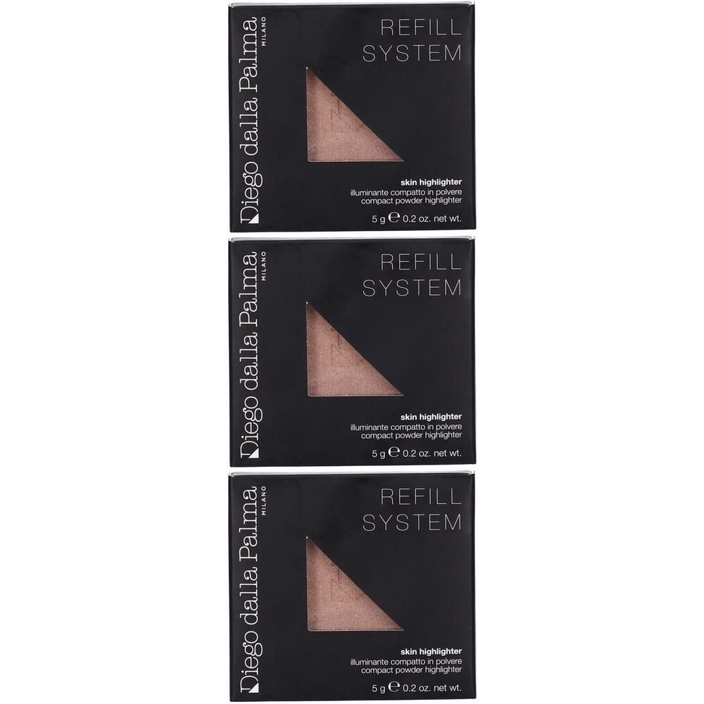 Diego Dalla Palma Skin Highlighter - Illuminante Compatto In Polvere Colore 135 Bronzo REFILL
