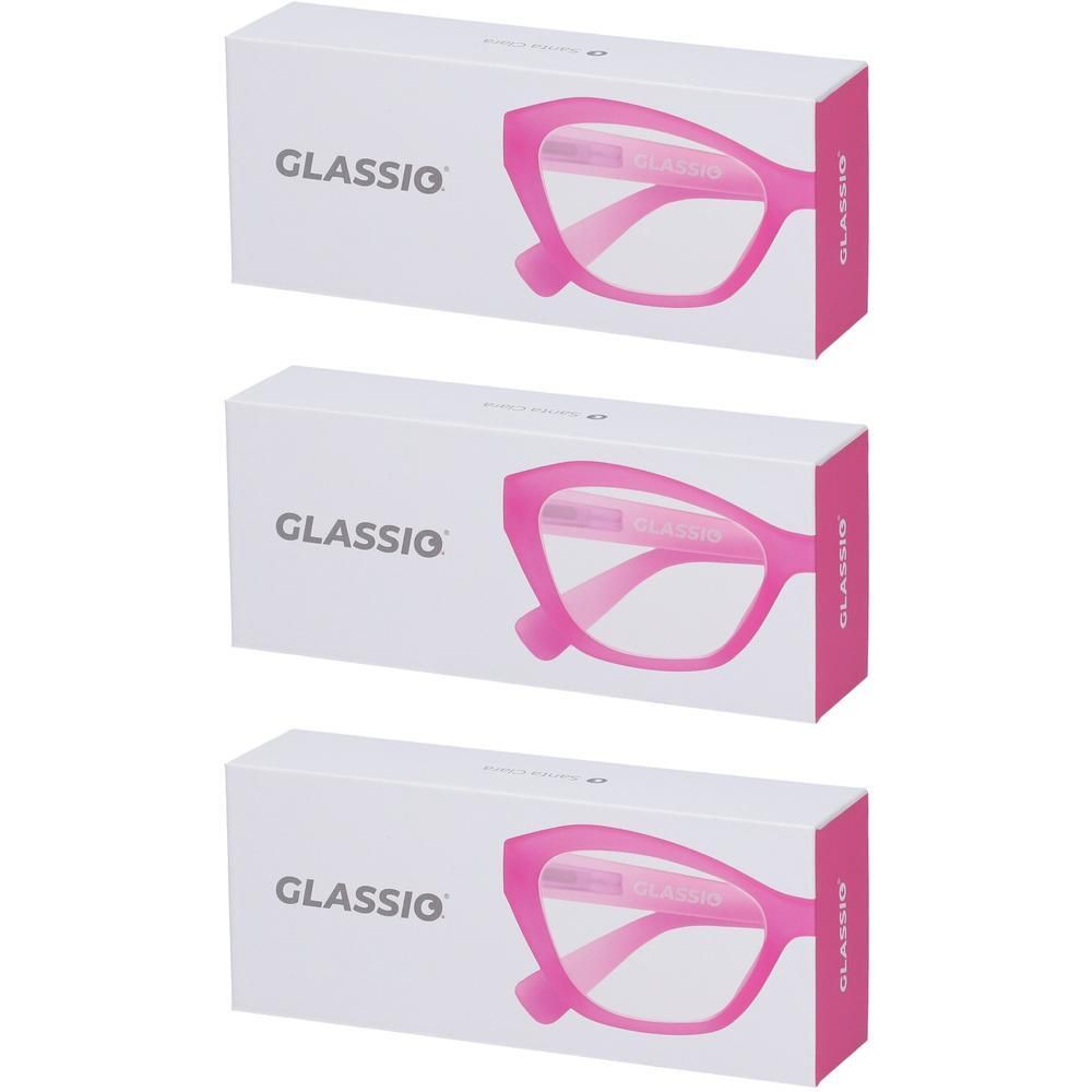 Occhiali da Lettura Glassio Santa Clara Colore Rosa Gradazione +3,5