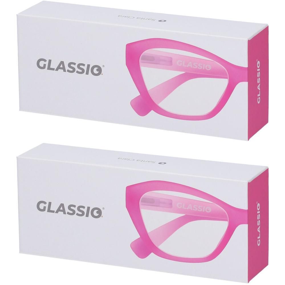 Occhiali da Lettura Glassio Santa Clara Colore Rosa Gradazione +3,5