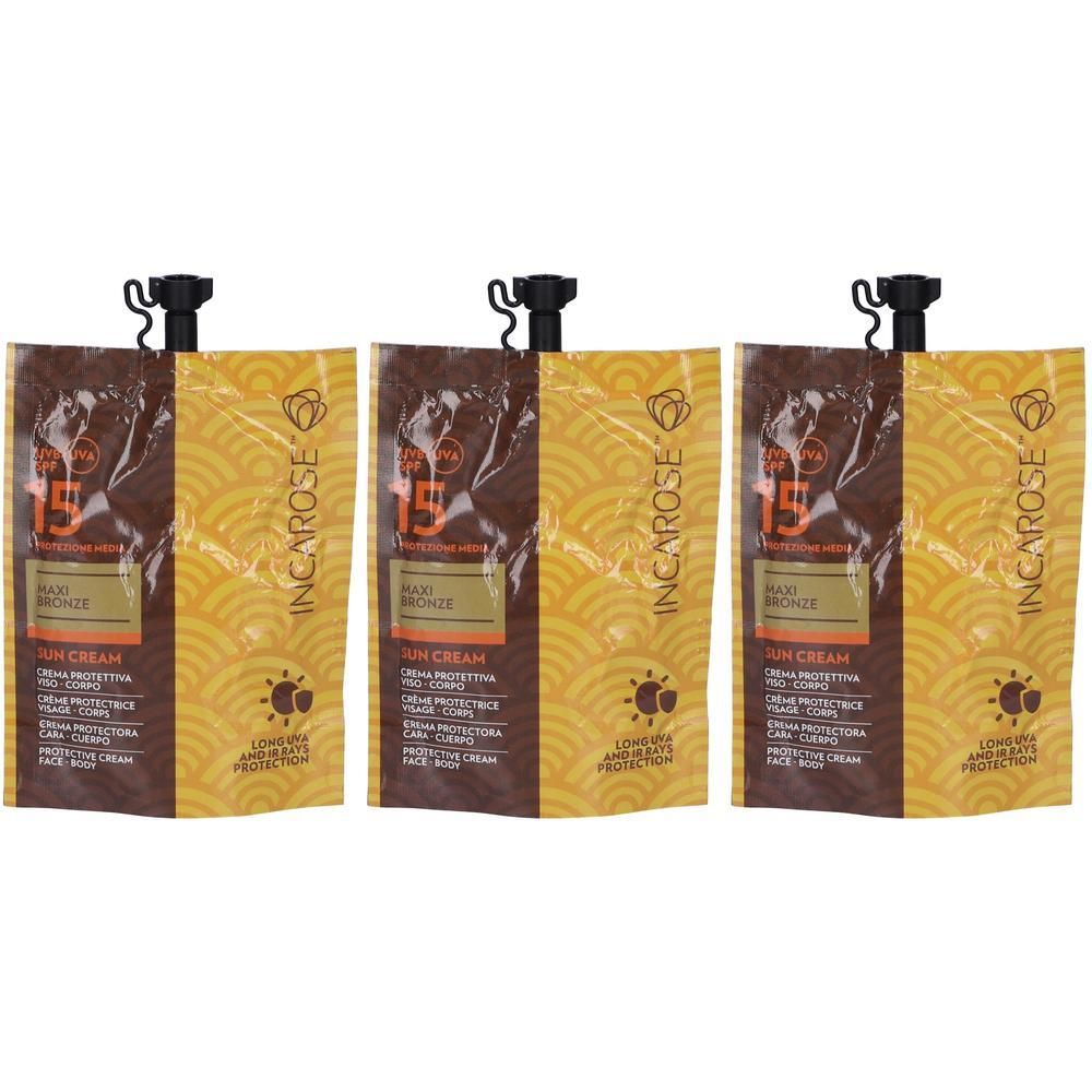 Incarose Maxi Bronze Sun Cream Spf15 50 Ml