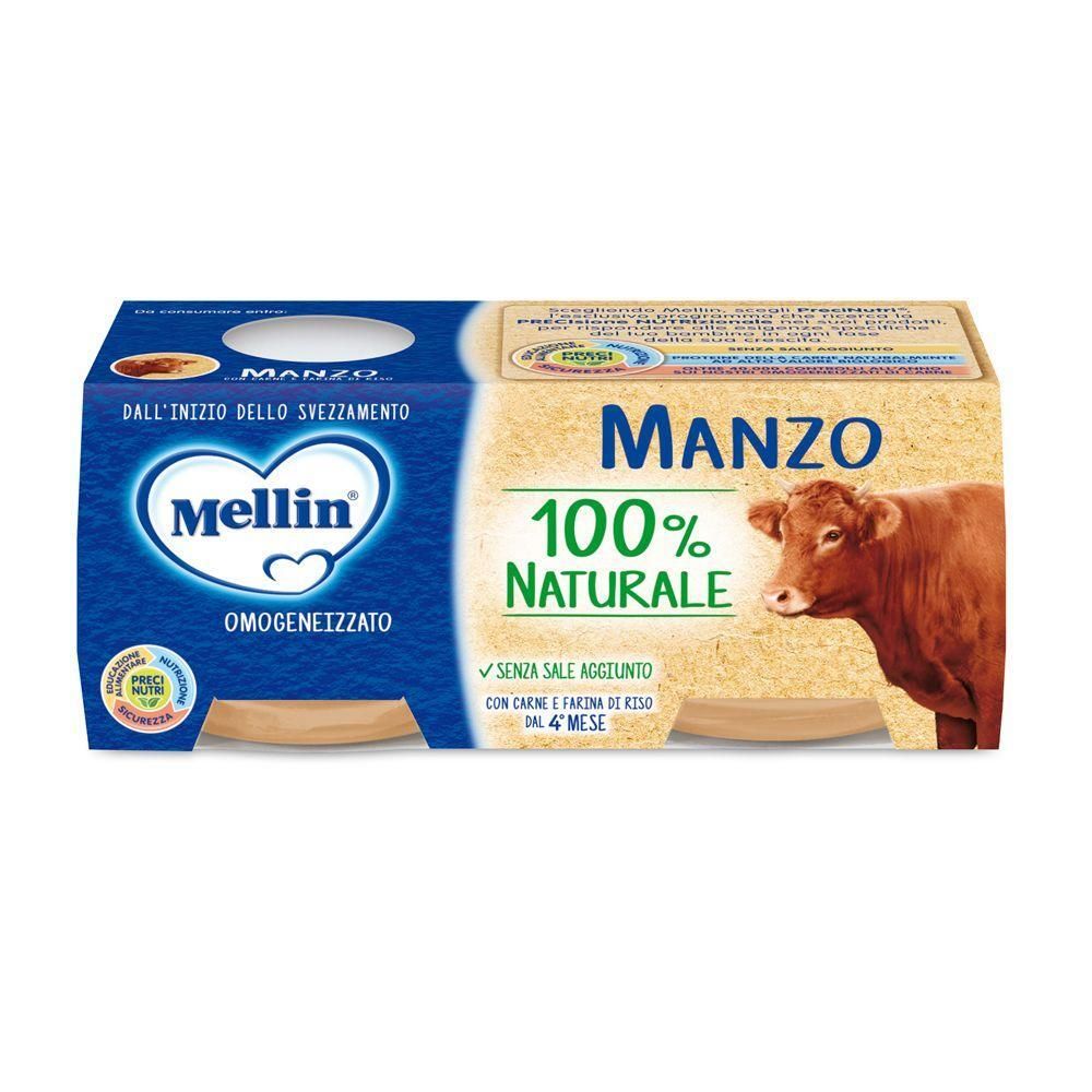 Mellin Omogeneizzato Manzo 2 x 80 g