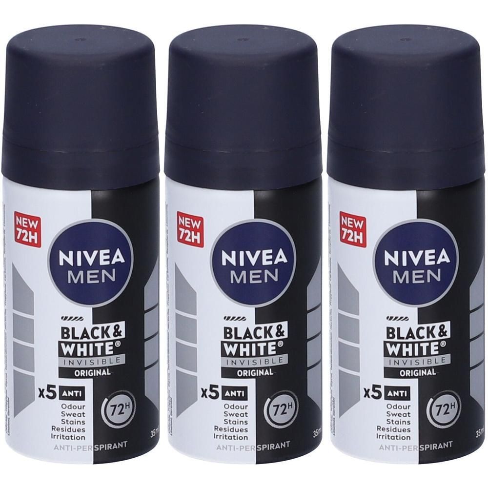 Nivea Men Black&White Invisible Original Spray Mini