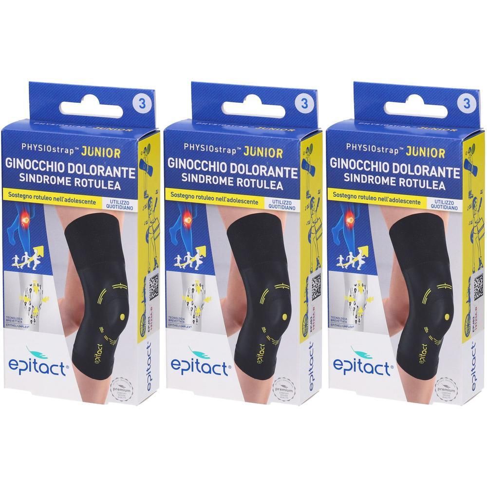Epitact Ginocchiera Physiostrap Junior Taglia 3 (32-35 cm)