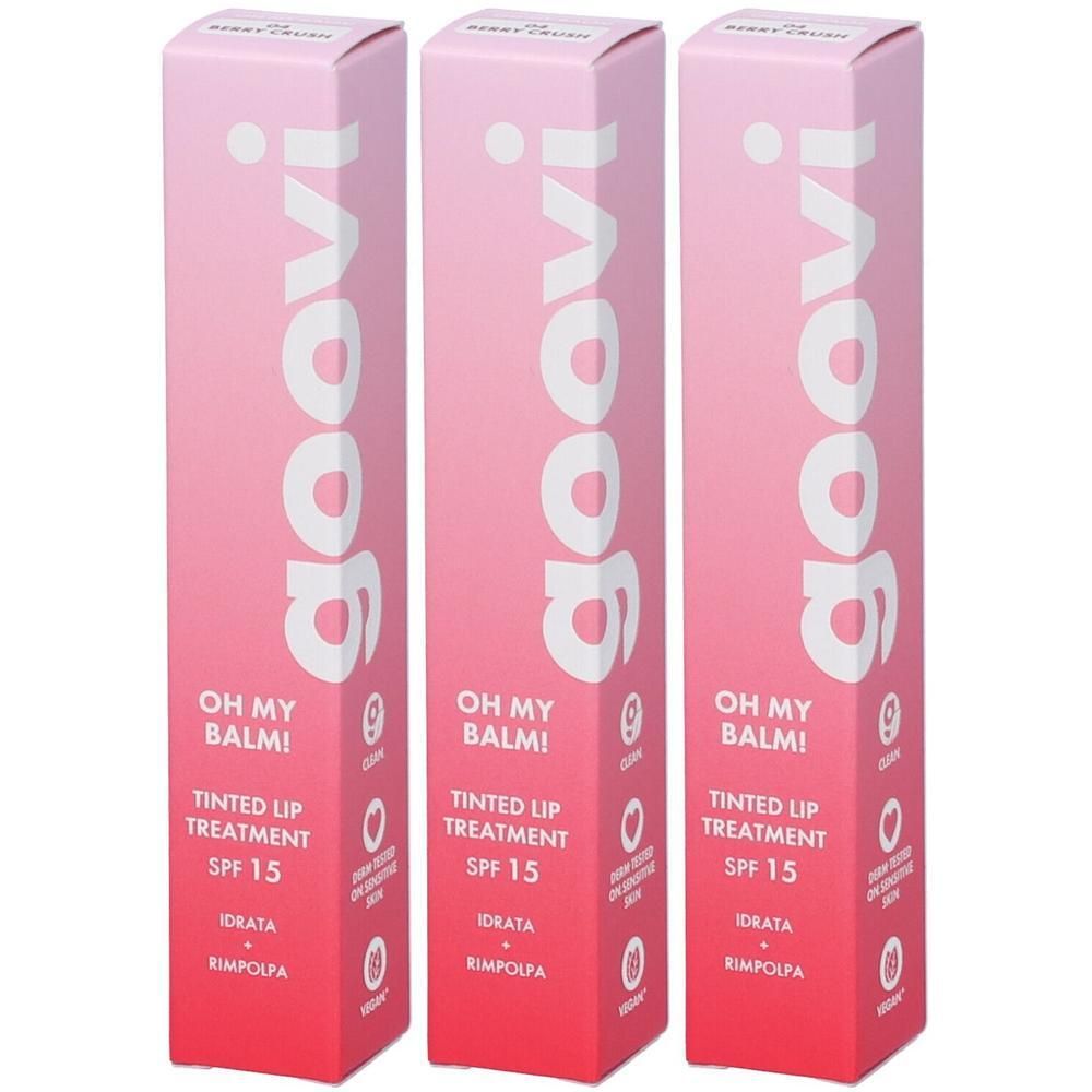 Goovi Oh My Balm! Tinted Lip Treatment Tonalità 04 Berry Crush