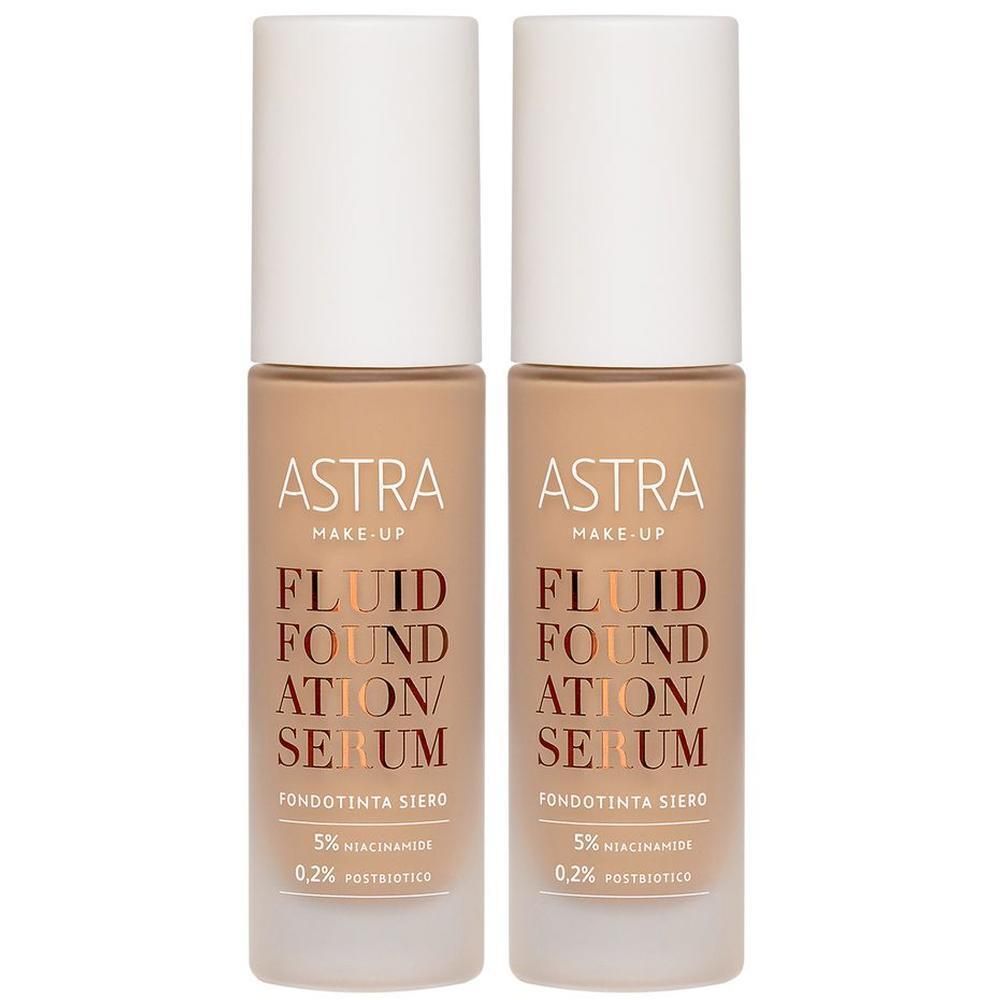 ASTRA Make-UP Fluid Foundation Serum - Fondotinta Siero Multifunzionale Tonalità 05