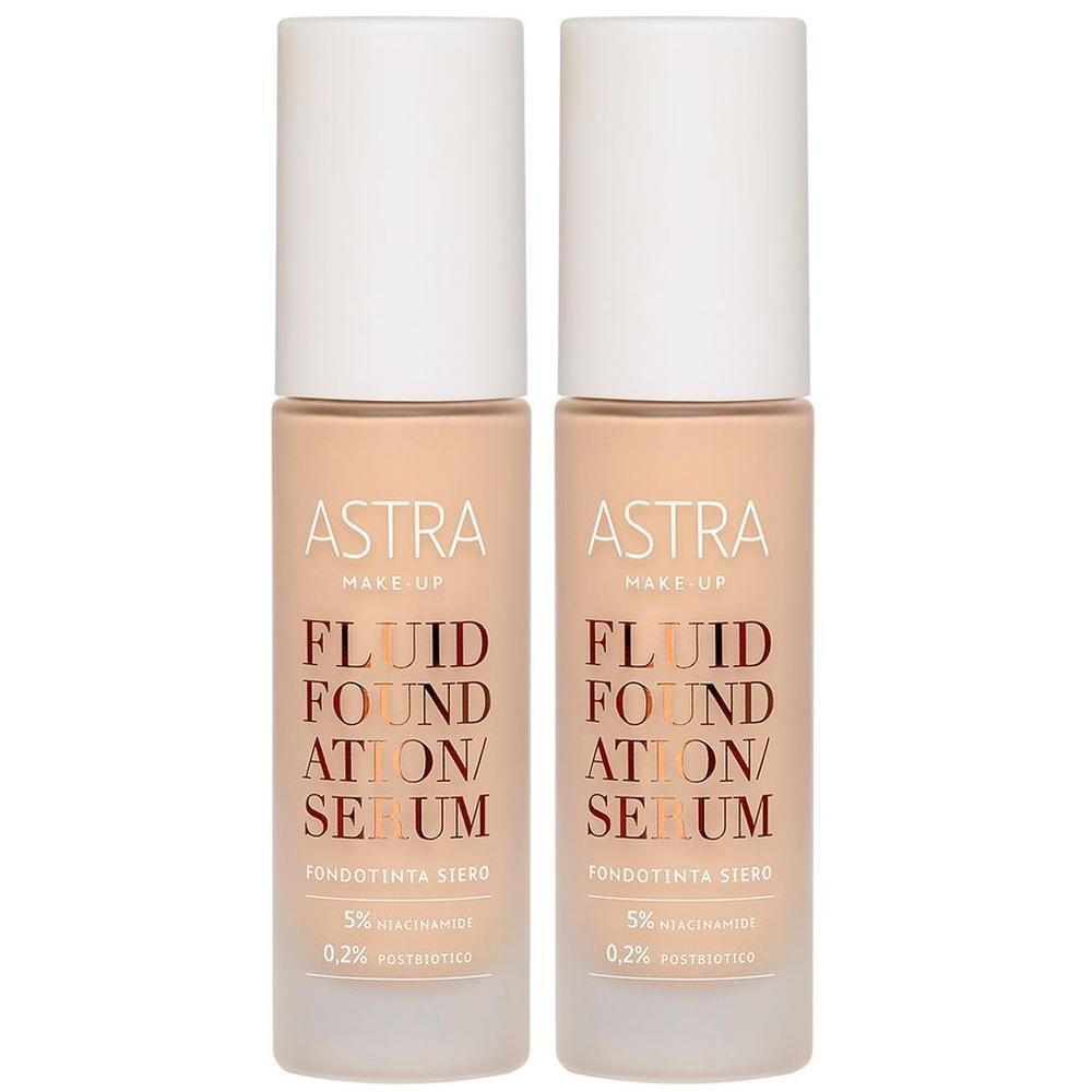ASTRA Make-UP Fluid Foundation Serum - Fondotinta Siero Multifunzionale Tonalità 04