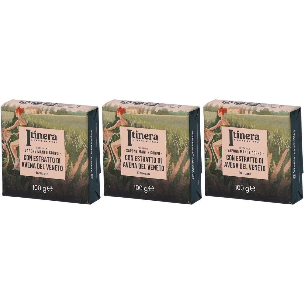 Itinera Sapone Mani e Corpo con Estratto di Avena del Veneto Delicato