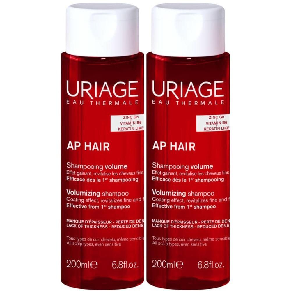 URIAGE AP HAIR Shampoo fortificante anticaduta capelli, alopecia, calvizia, uomo, donna