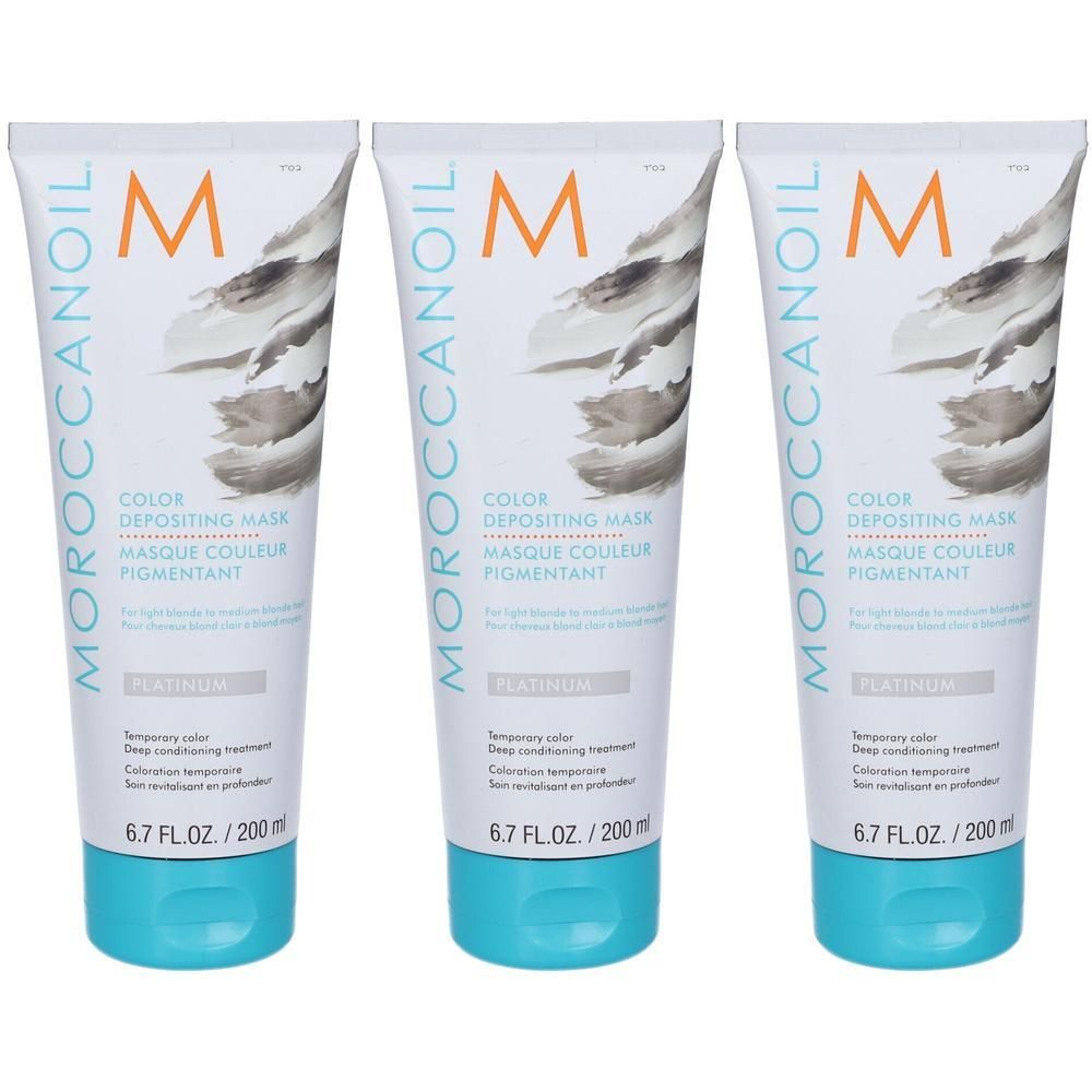 Moroccanoil Platinum Color Depositing Maschera per Capelli