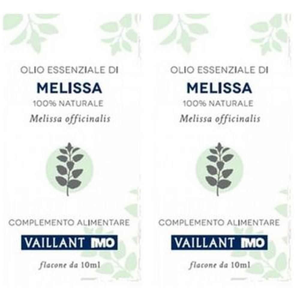 Due flaconi di olio essenziale di melissa, 100% naturale, 10ml.