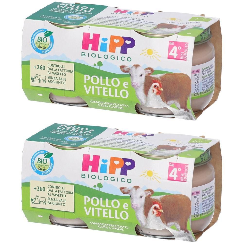 HiPP Omogenizzato Pollo e Vitello
