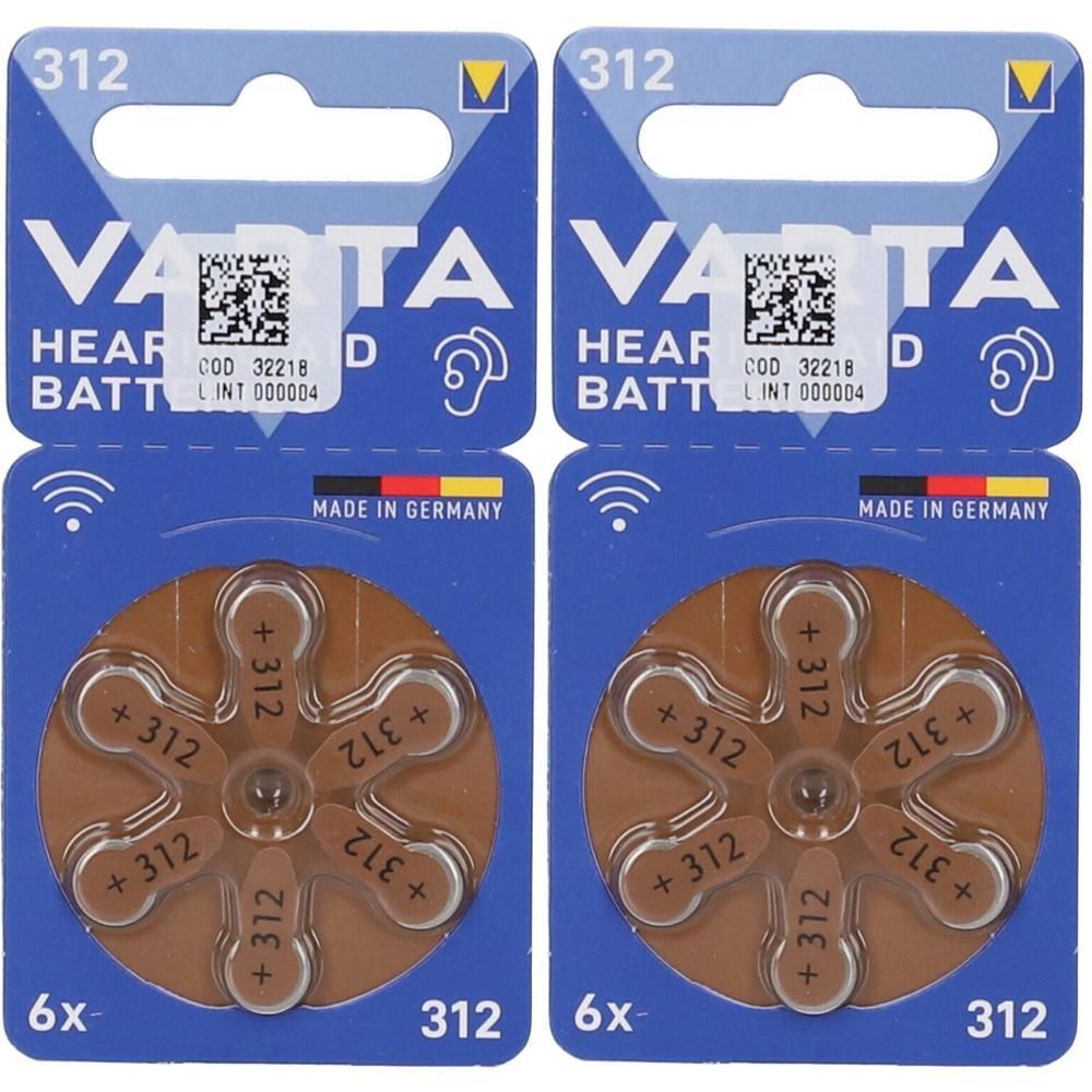 Varta Batterie Per Apparecchi Acustici 312