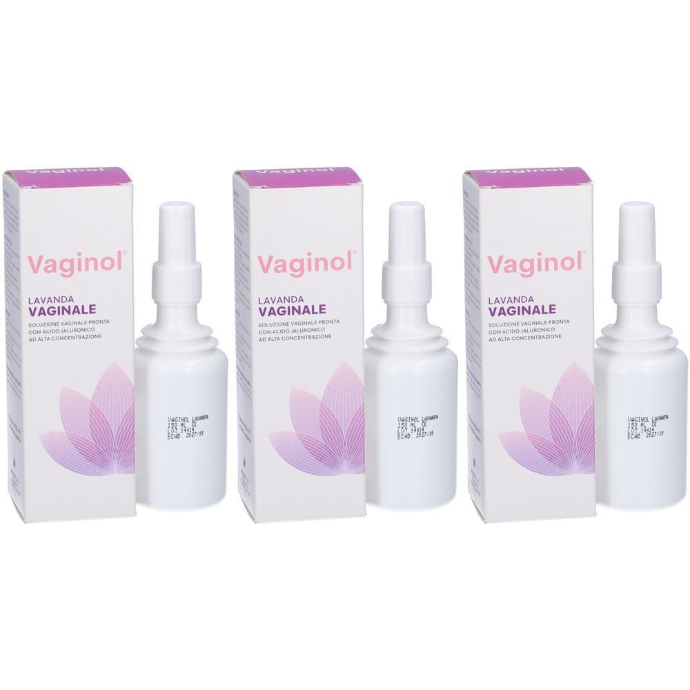 Tre confezioni di Vaginol Lavanda Vaginale con applicatore.