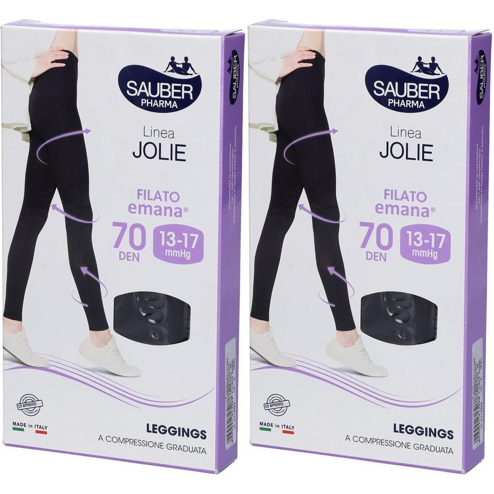 Sauber Calza Jolie Leggings Emana 70 Nero S