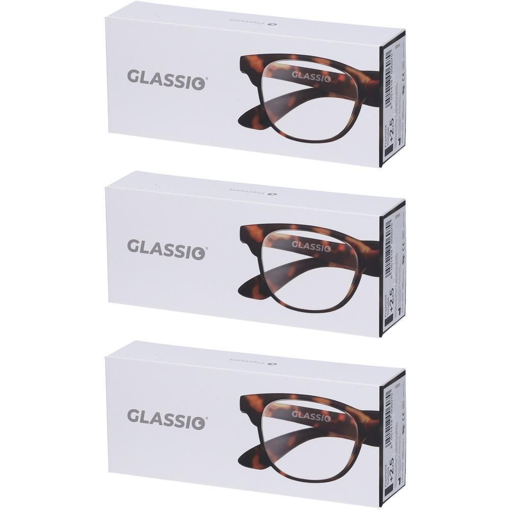 Occhiali da Lettura Glassio Fremont Colore Tortoise Gradazione +2,5