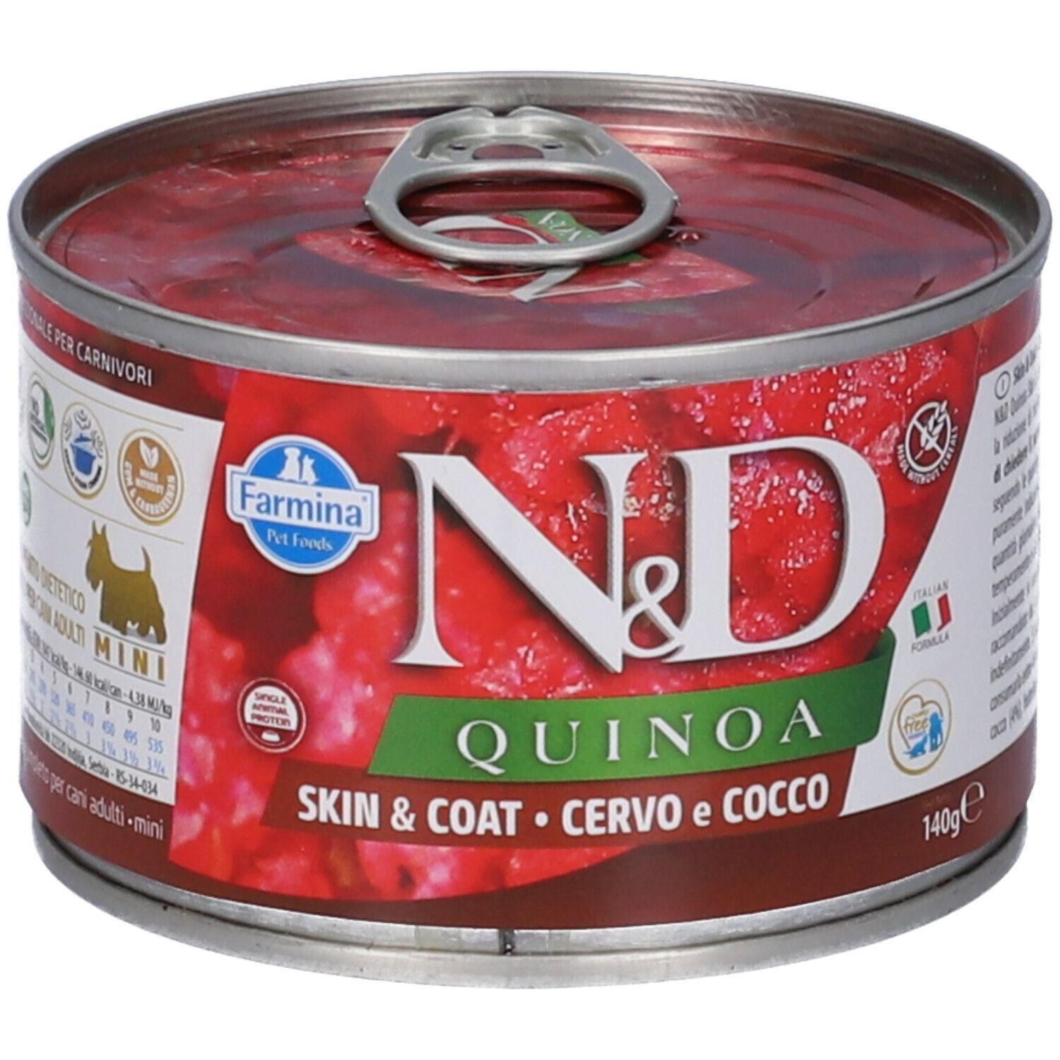Farmina N&D Quinoa Canine Skin & Coat Venison - Mini Wet Food