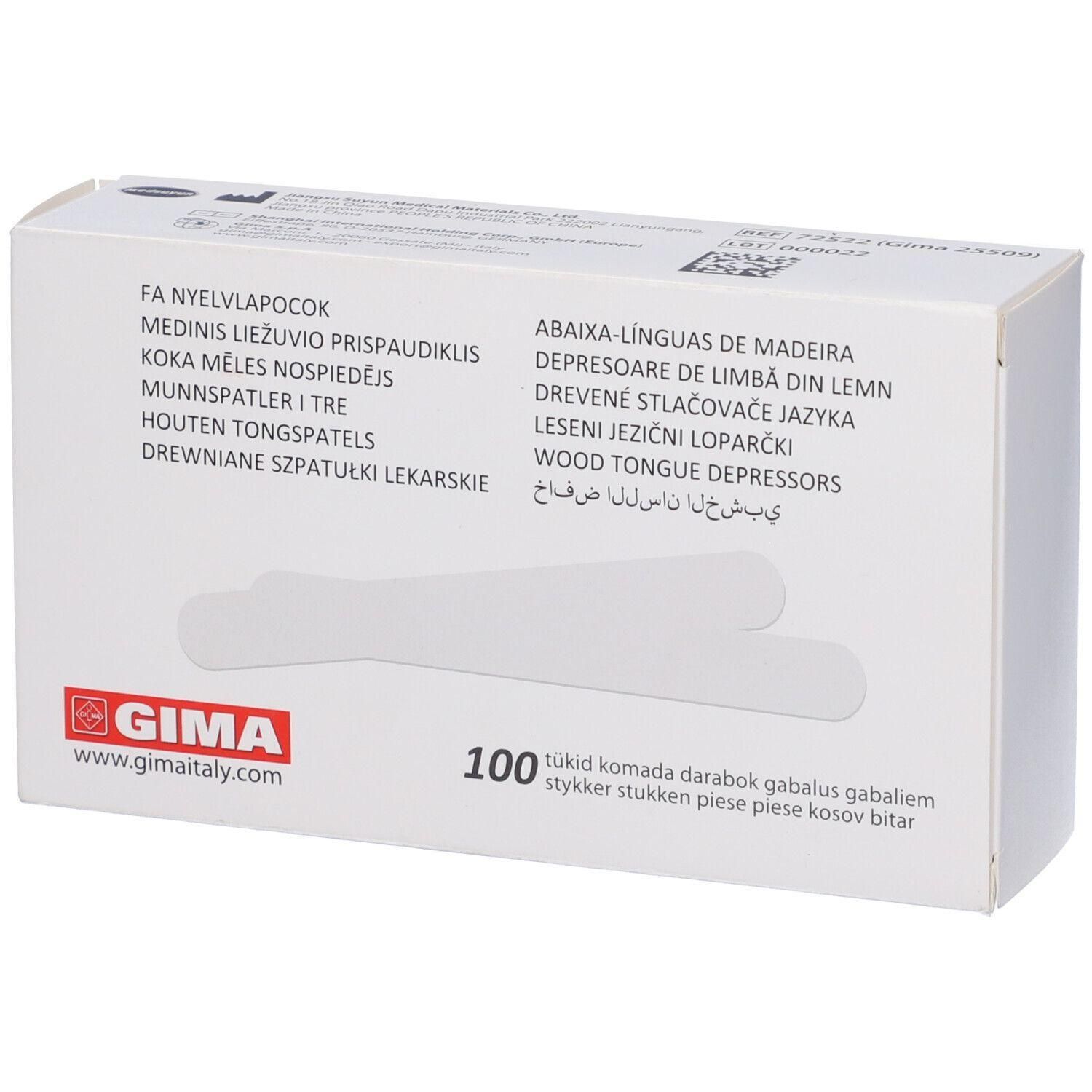 Gima Abbassalingua Legno Non Sterile