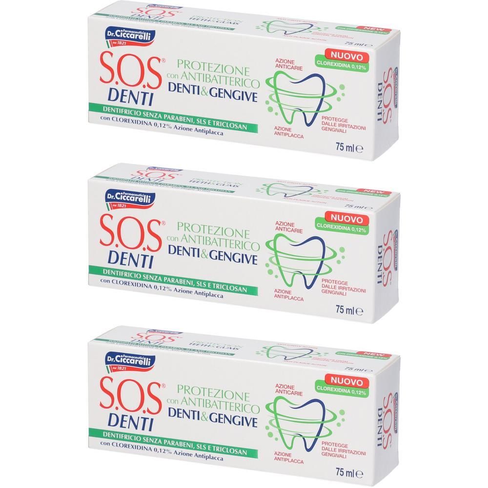 Sos Denti Antiplacca Dentifricio