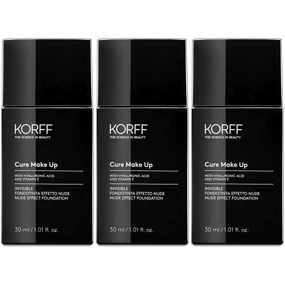KORFF Cure Make Up Invisible Fondotinta Effetto Nude Tonalità 06