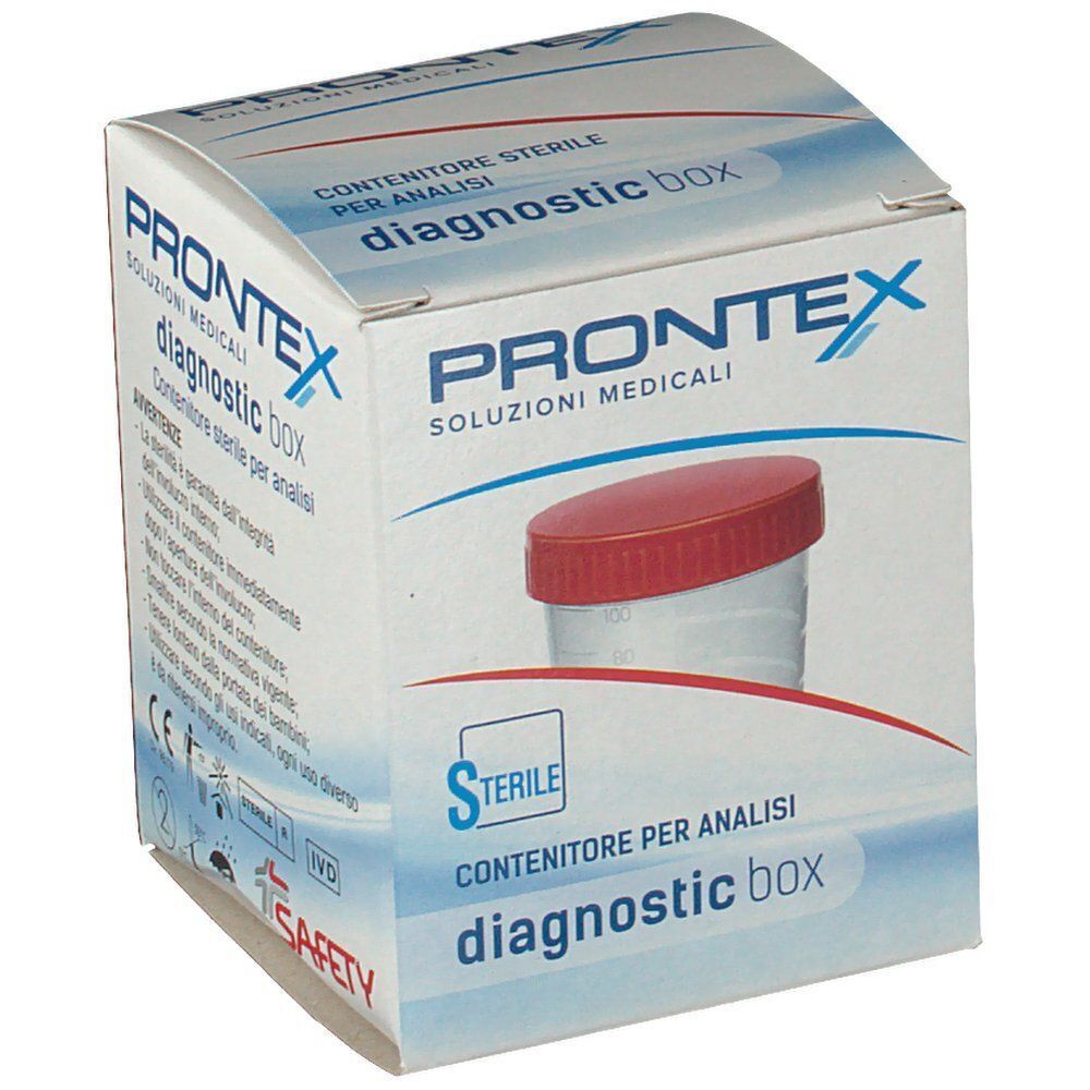 Confezione per contenitore sterile per campioni Prontex.