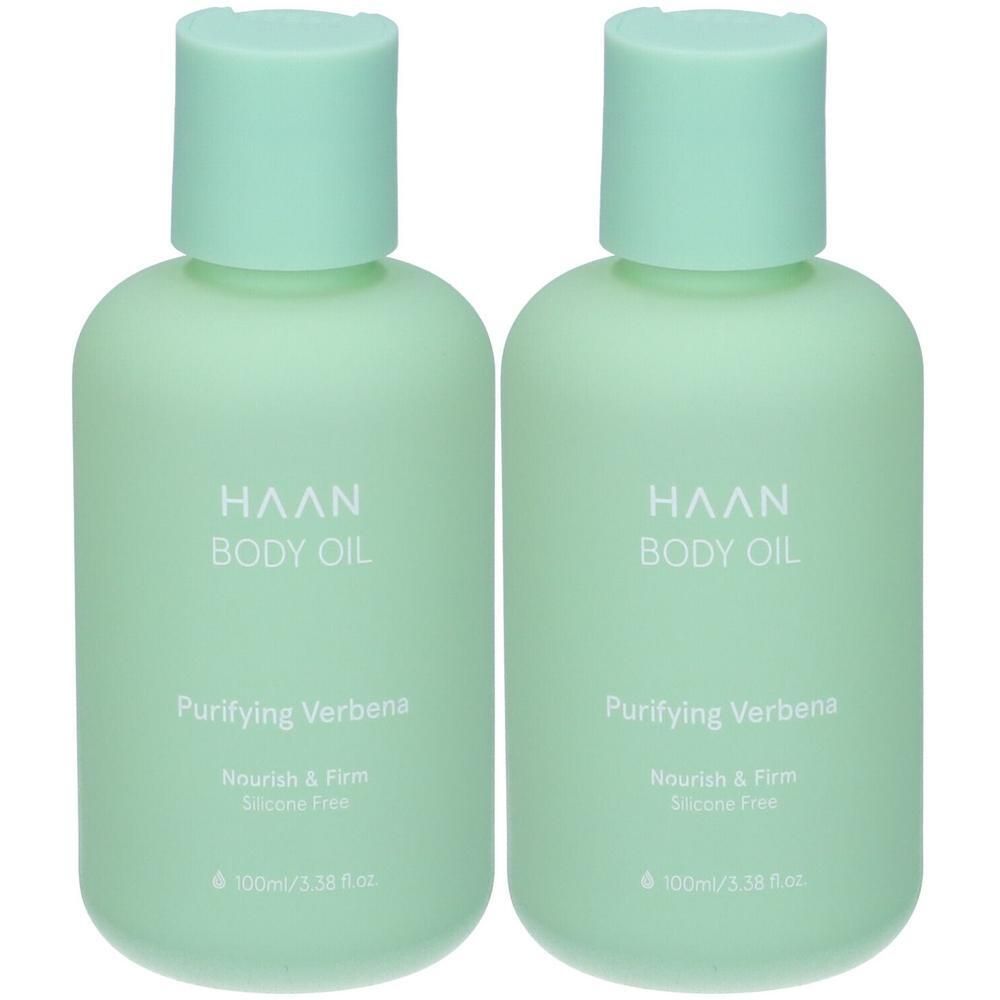 Due flaconi di Olio per il Corpo HAAN Purifying Verbena, 100ml.