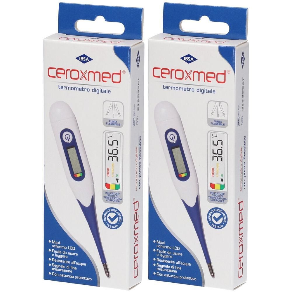 Ceroxmed® Termometro Digitale con punta flessibile