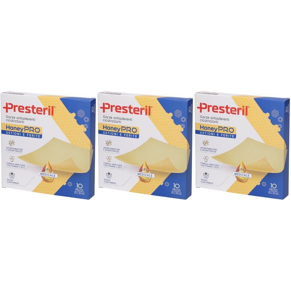 Presteril HoneyPRO Garze Antiaderenti Cicatrizzanti