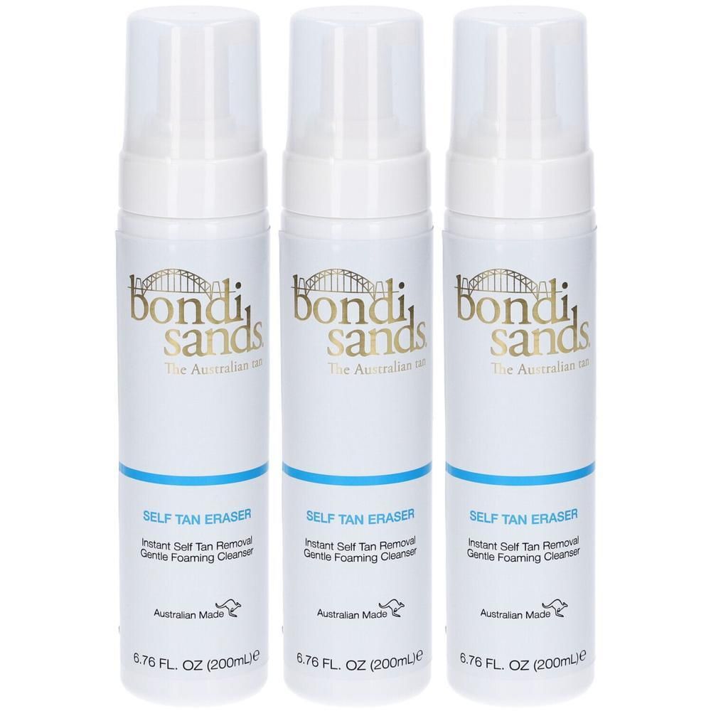 Tre flaconi Bondi Sands Rimuovi Abbronzatura con erogatori a pompa. 200ml.
