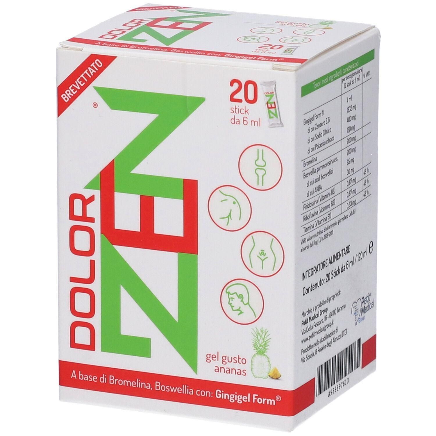 Dolor Zen Stick Pack Gel Gusto Ananas