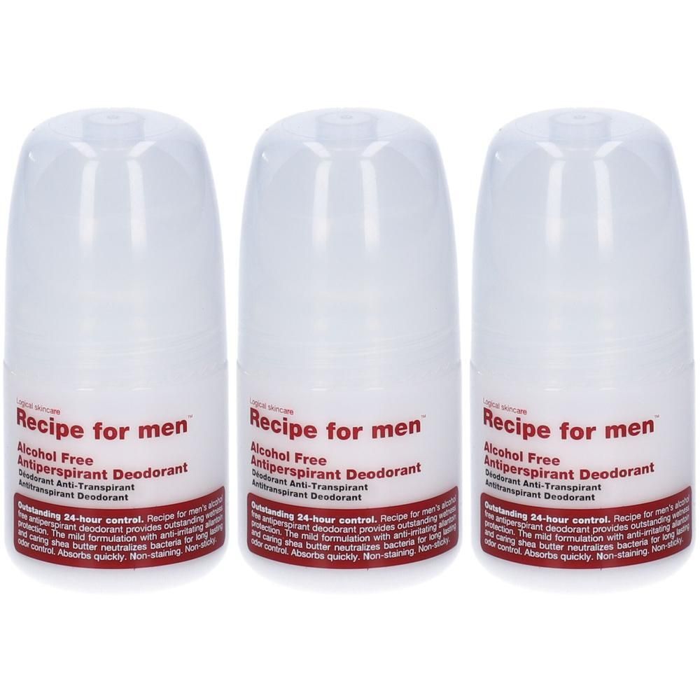 Recipe For Men Alcohol Free Deodorante Antitraspirante