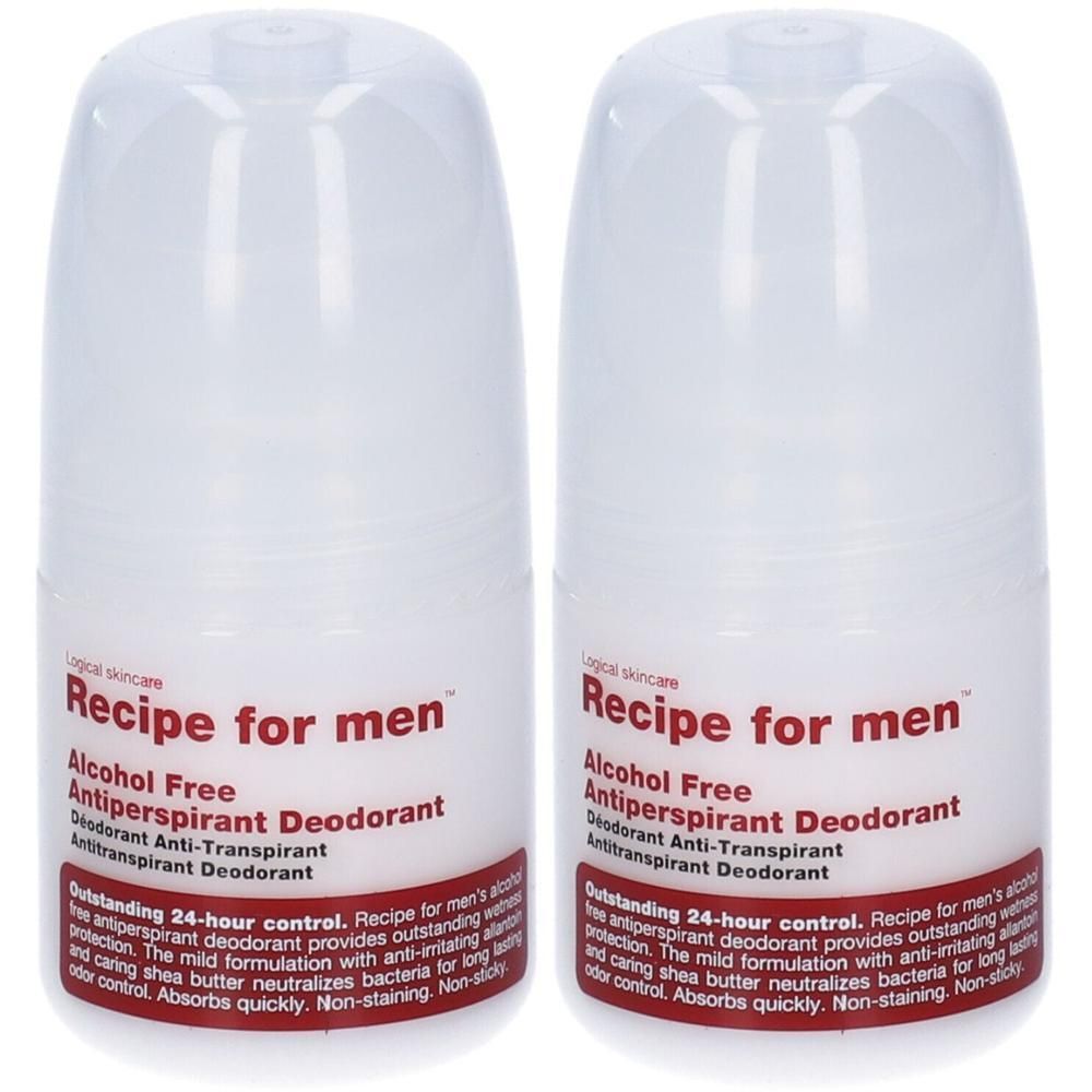 Recipe For Men Alcohol Free Deodorante Antitraspirante