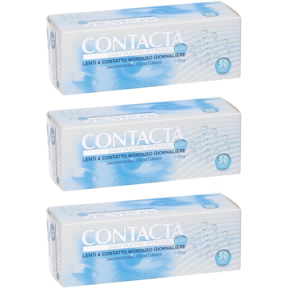 Lente A Contatto Monouso Giornaliera Contacta Daily Lens Silicone Hydrogel -6,50 30 Pezzi