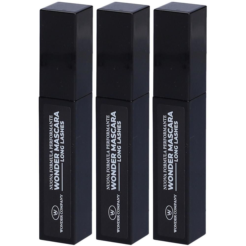 Tre confezioni nere di mascara "WONDER MASCARA - LONG LASHES".