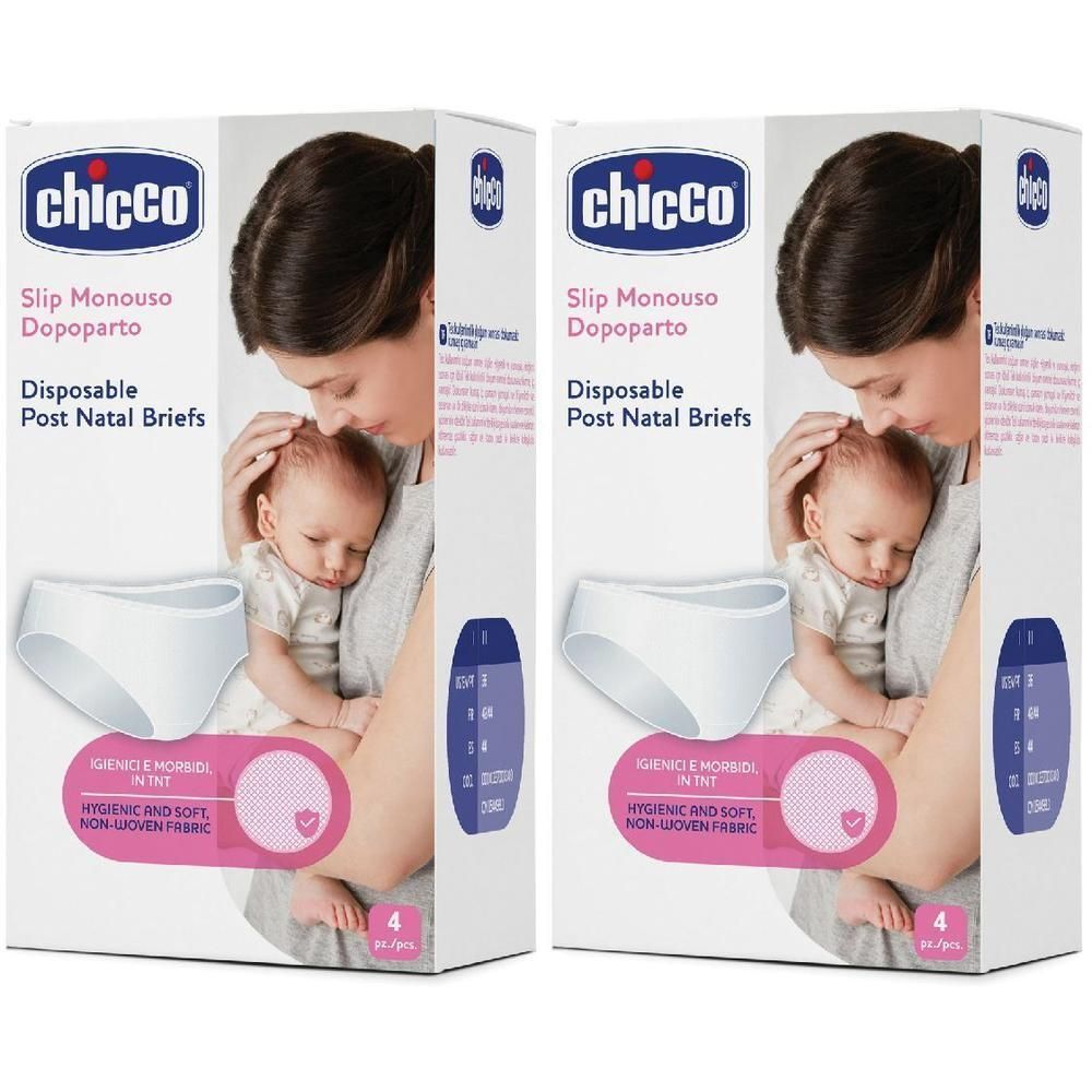 Chicco Mamma Donna Slip Tessuto Non Tessuto Misura 3 4 Pezzi
