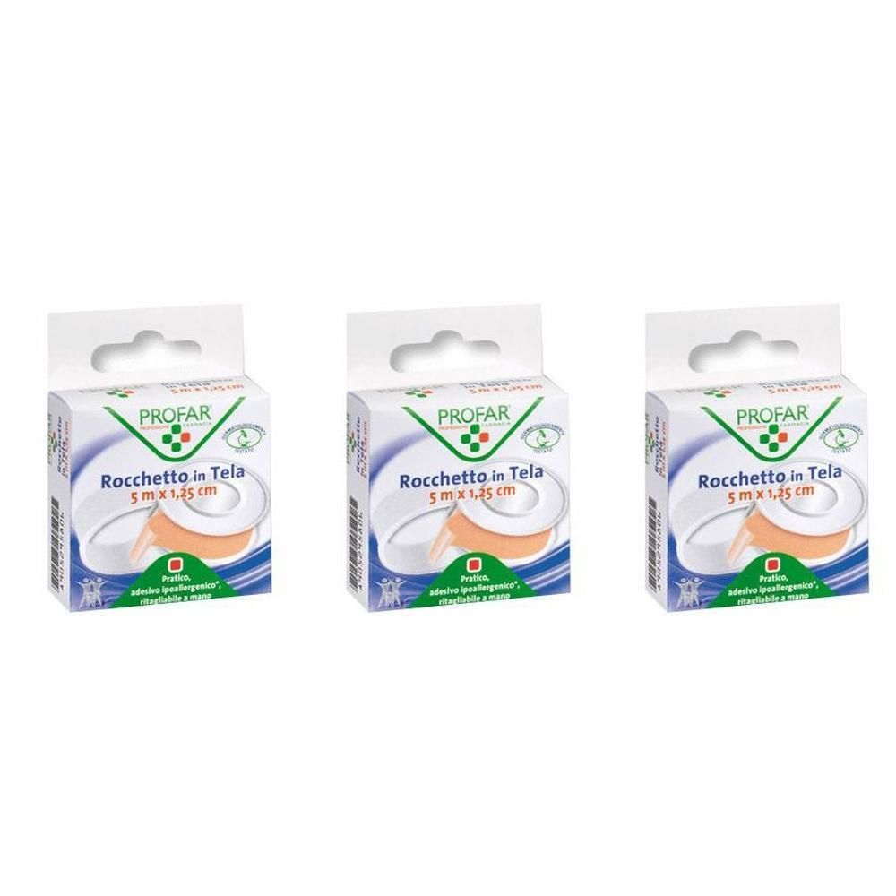 Profar Cerotto Rocchetto In Tela Comfort 1,25 cm x 5 m