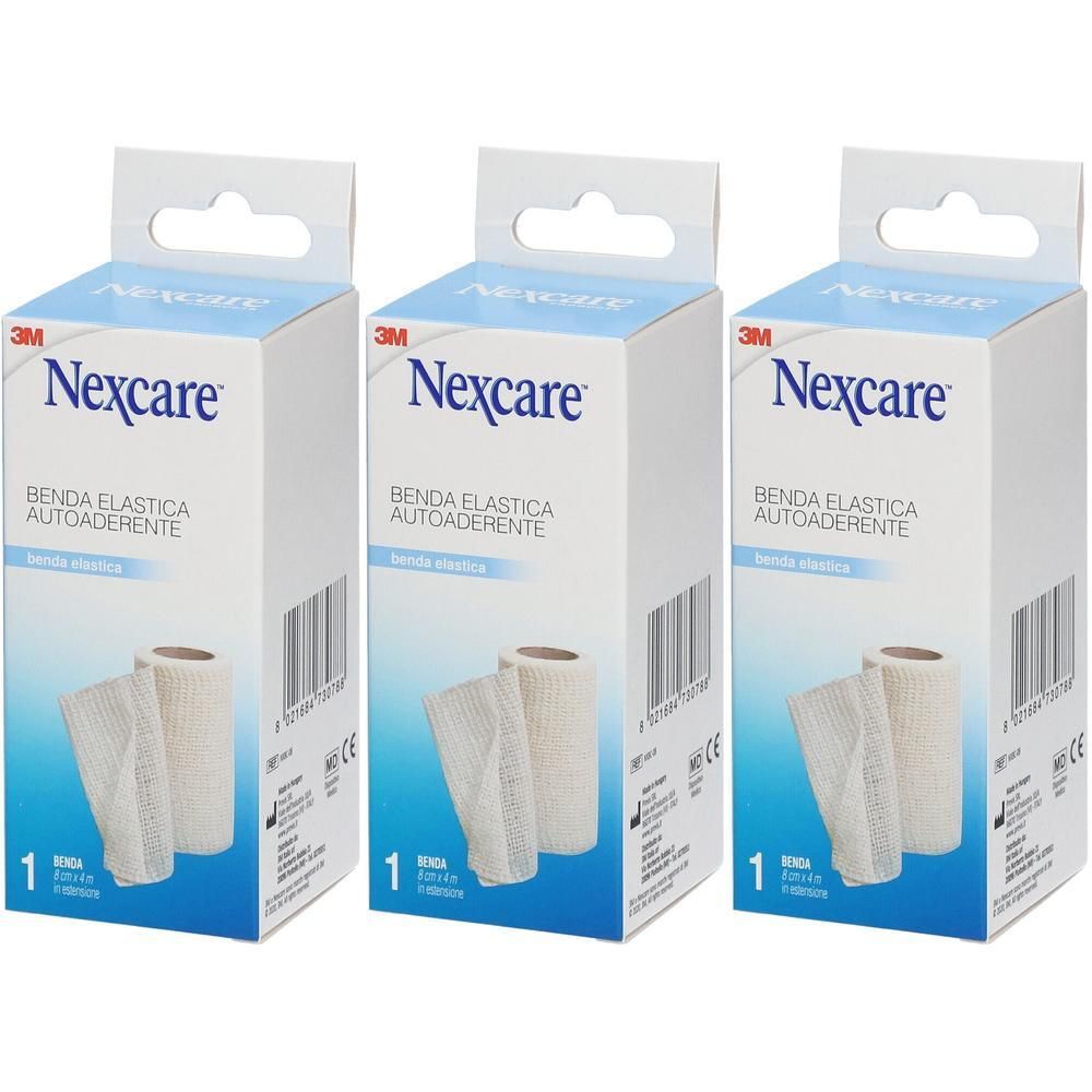 3M™ Nexcare™ Benda Elastica Autoaderente 8 cm x 4 m